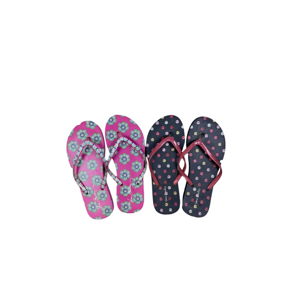 Vera Bradley flip flops sandal bundle